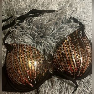 Victoria’s Secret sequin bikini top 34DD